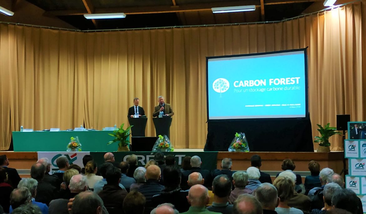 CARBON FOREST INVITE PAR LE CREDIT AGRICOLE MAINE-ANJOU