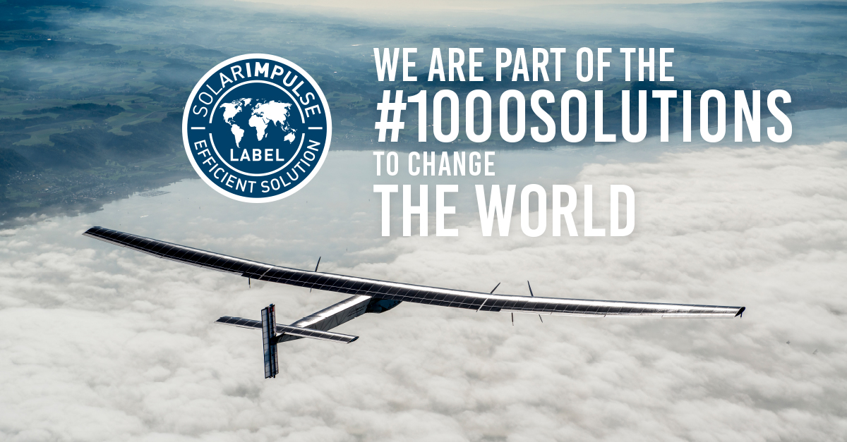 WE ARE PART OF #1000SOLUTIONS TO CHANGE THE WORLD